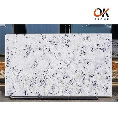 แผ่นหินอ่อนหยกควอตซ์ Carrara สีขาวคลาสสิก